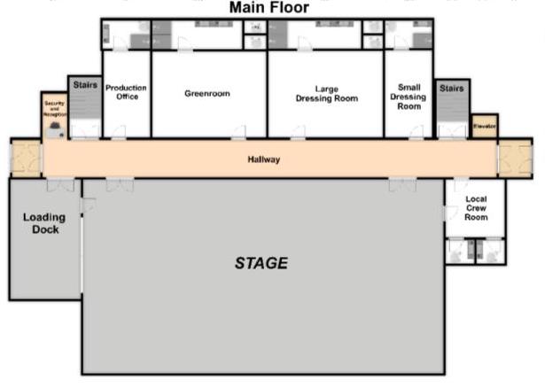 Backstage Floor Plan